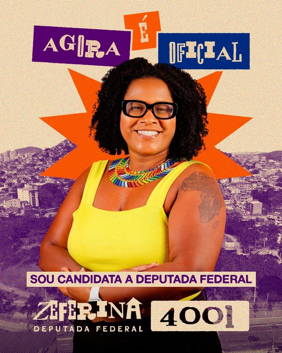 Zeferina, candidata a Deputada Federal